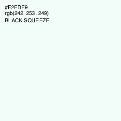 #F2FDF9 - Black Squeeze Color Image